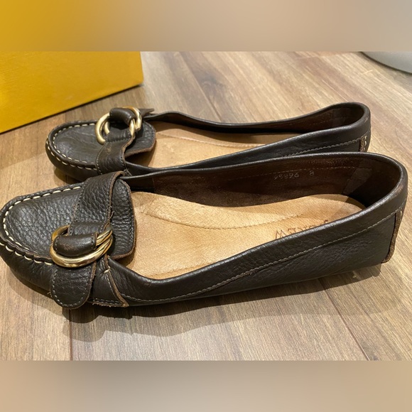 Chocolate brown J. Crew driving mocassins/loafers - Picture 4 of 6